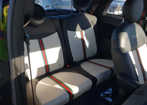 2012 Fiat 500 Lounge из США, поврежденный, VIN 3C3CFFCR5CT287694